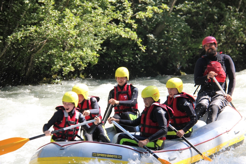 Descente rafraichissante sur L'Isère - Savoie faire du rafting